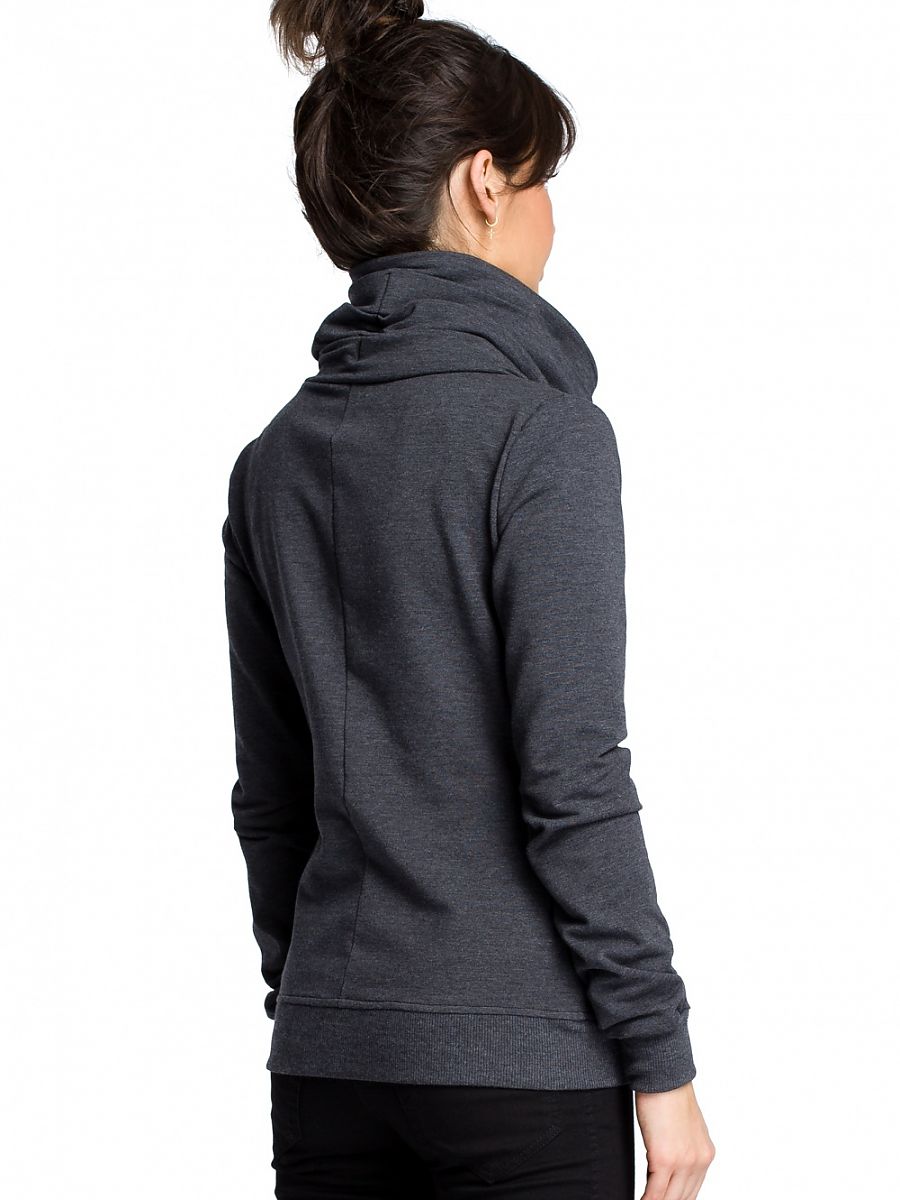 Bluza Damska Model B071 Grafit - BeWear - obrazek 3