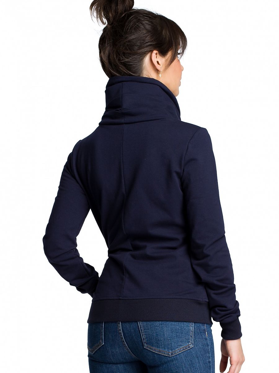 Bluza Damska Model B071 Navy - BeWear - obrazek 3