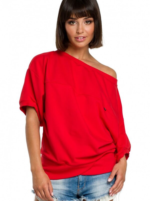 Bluza Damska Model B079 Red - BeWear
