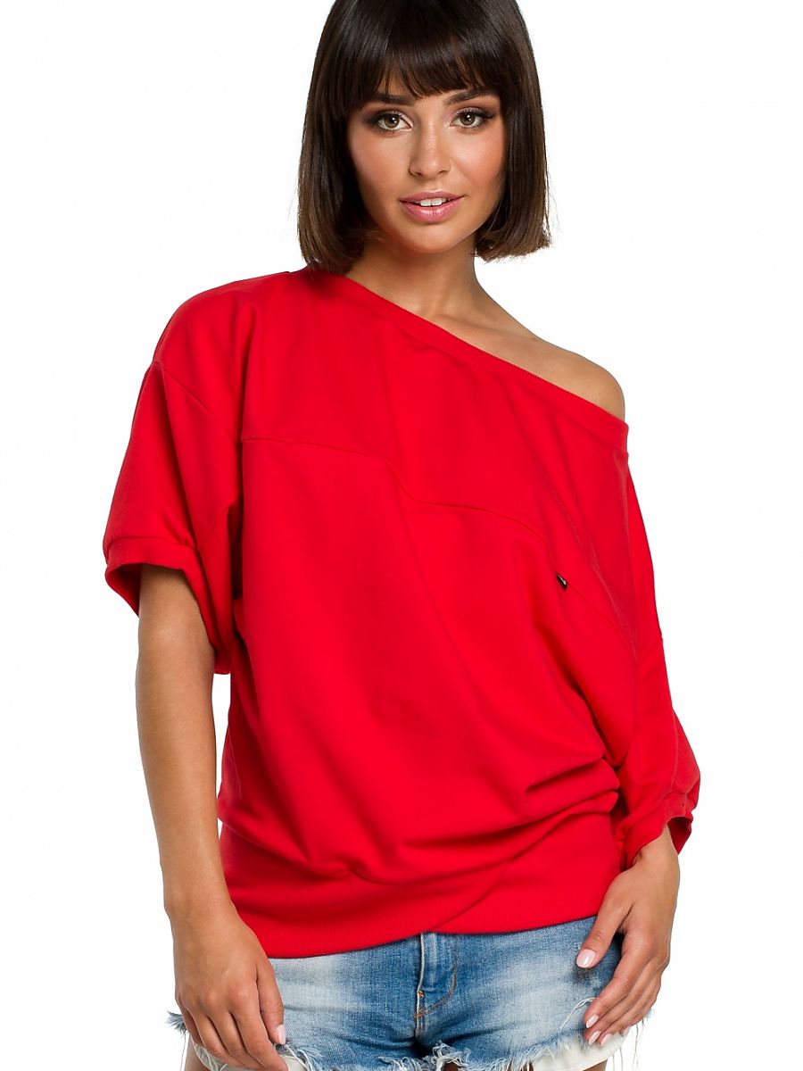 Bluza Damska Model B079 Red - BeWear