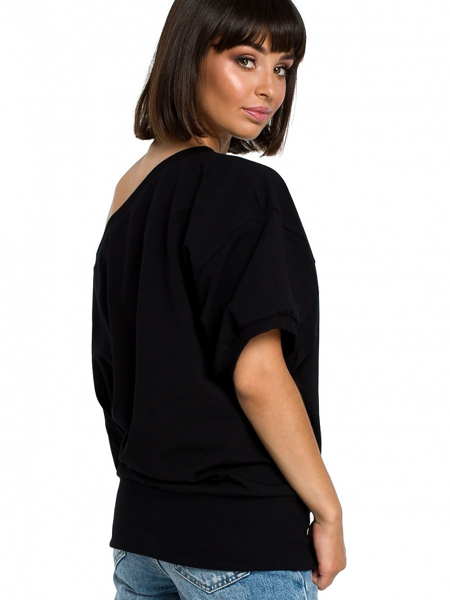 Bluza Damska Model B079 Black - BeWear - obrazek 3