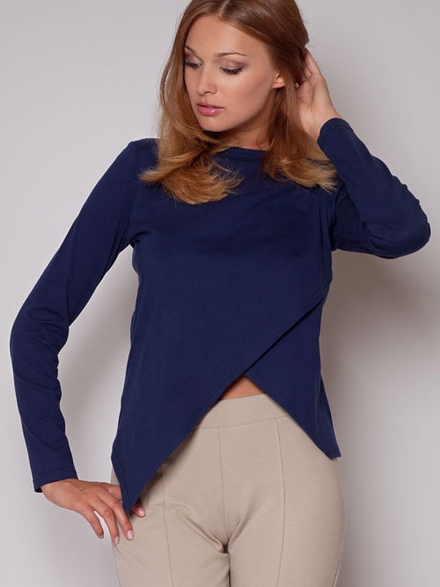 Bluzka Model 210 Navy - Figl