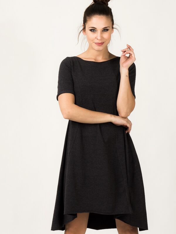 Sukienka Model Nadia 8 Dark Grey - Tessita