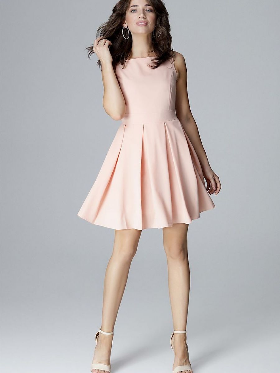 Sukienka Model L006 Pink - Lenitif - obrazek 2