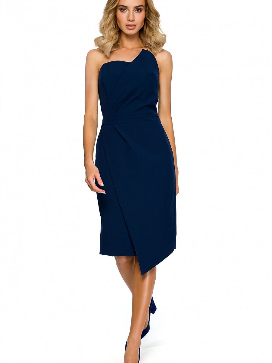 Sukienka Model MOE409 Navy - Moe