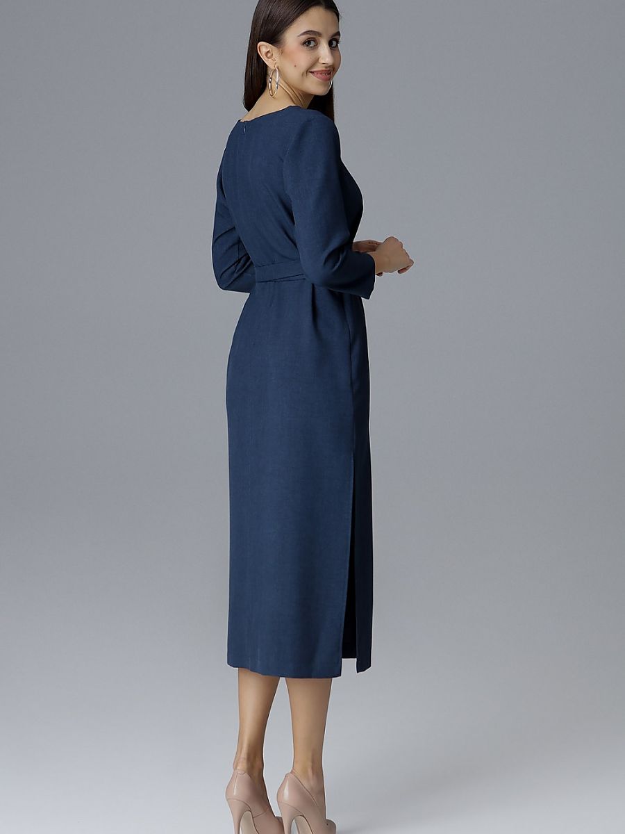 Sukienka Model M631 Navy - Figl - obrazek 3