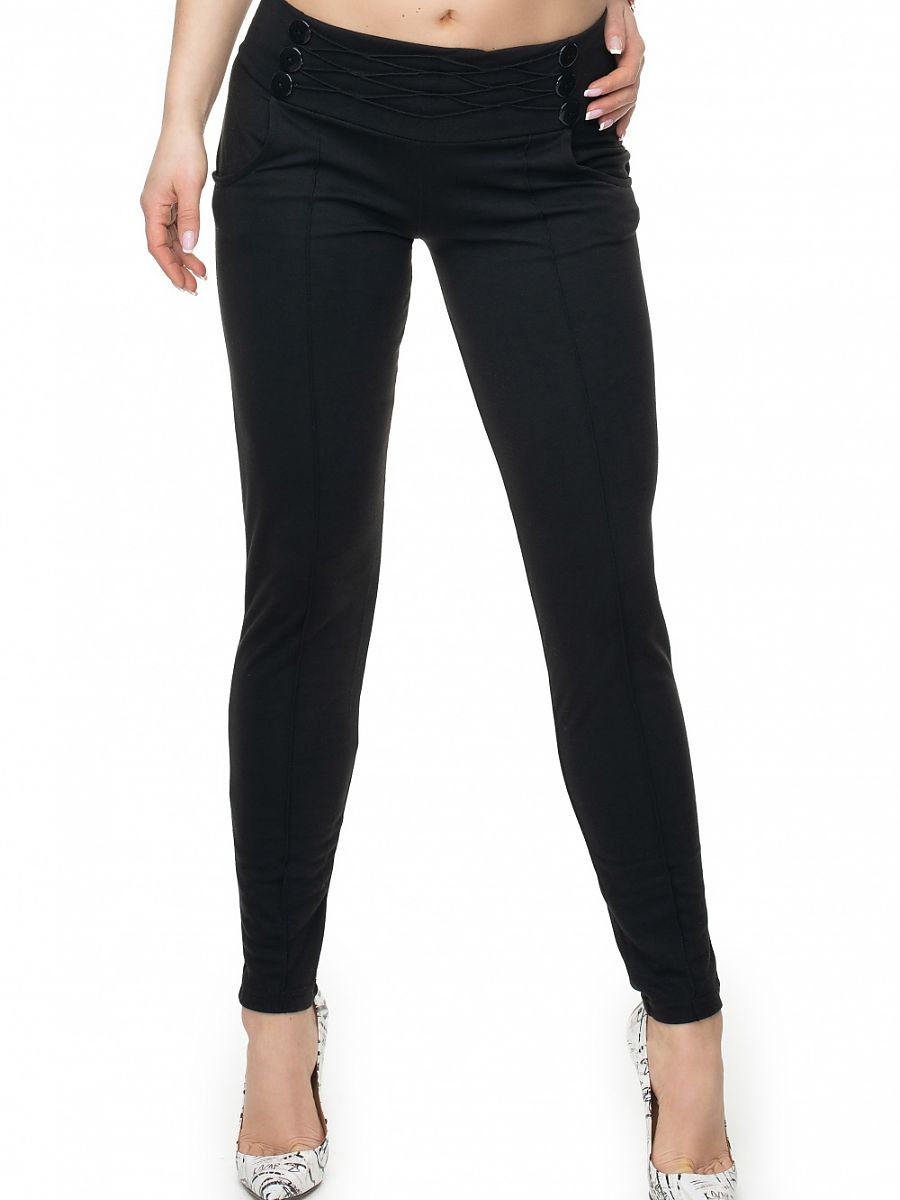 Spodnie Damskie Model 0105 Black - PeeKaBoo