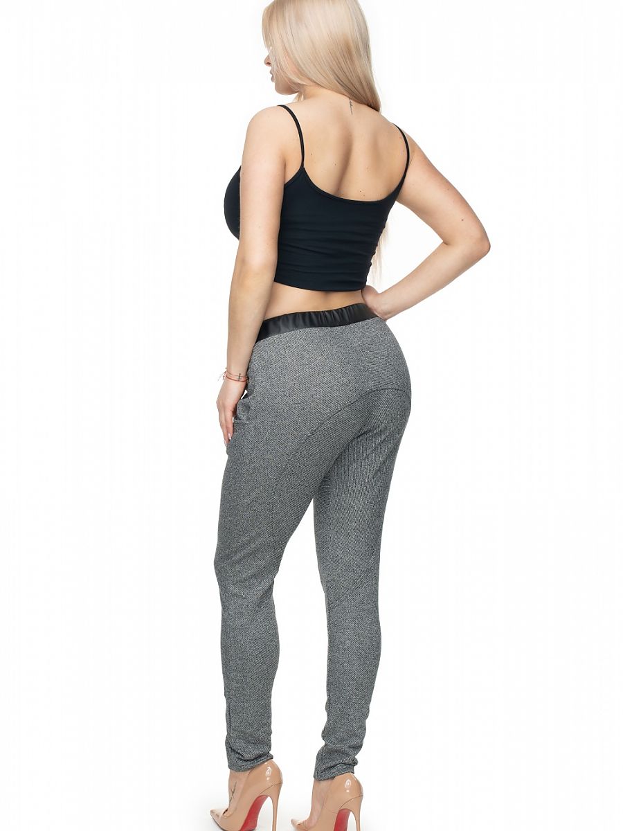 Spodnie Damskie Model 0103 Dark Grey - PeeKaBoo - obrazek 3