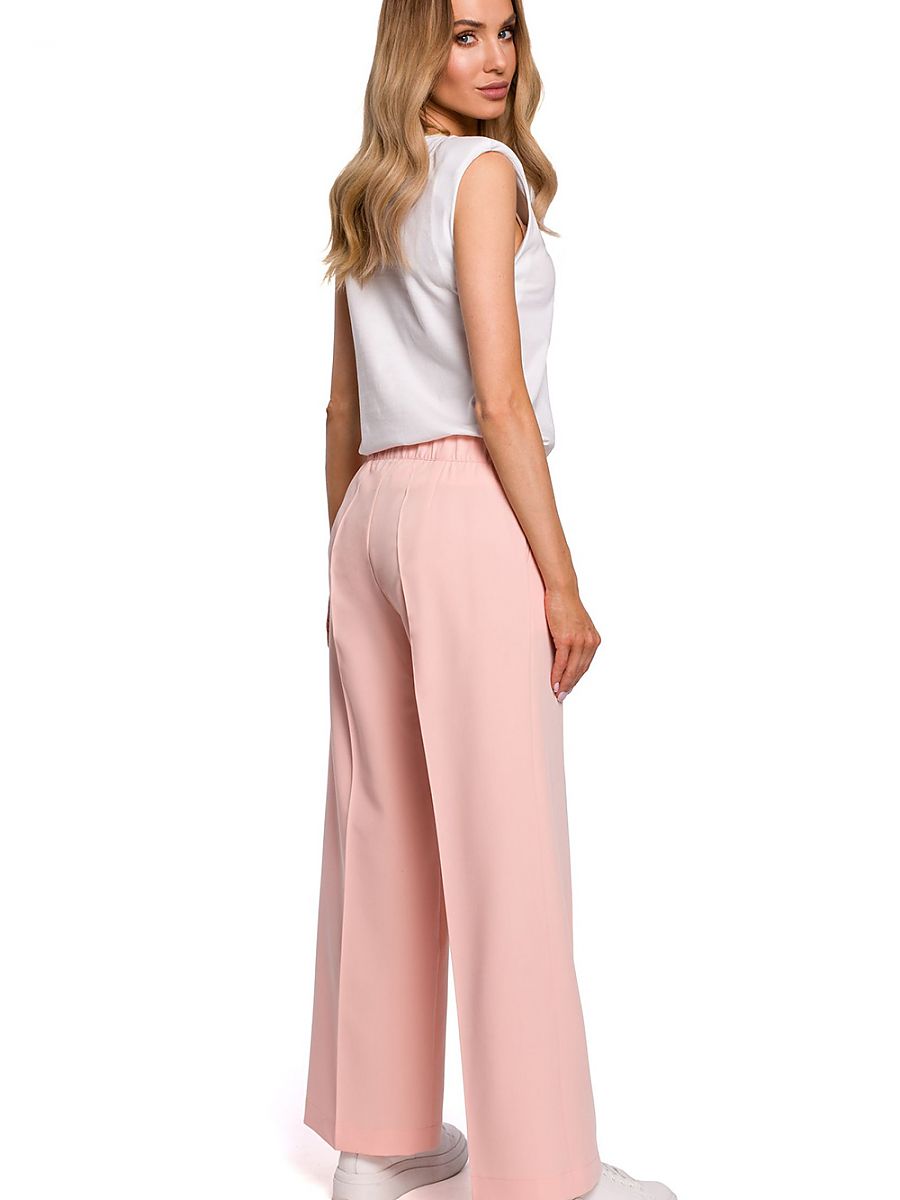 Spodnie Damskie Model MOE570 Powder Pink - Moe - obrazek 2