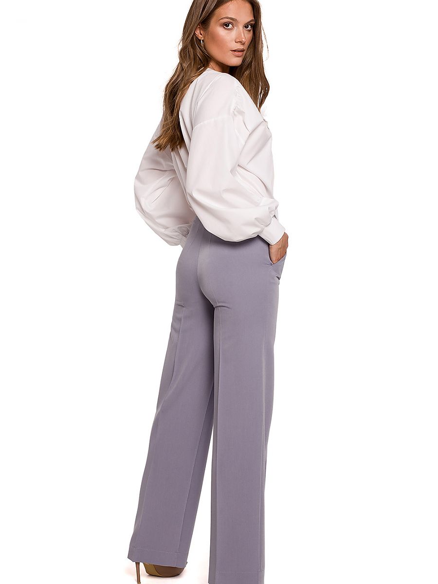 Spodnie Damskie Model K114 Gołębi - Makover - obrazek 2