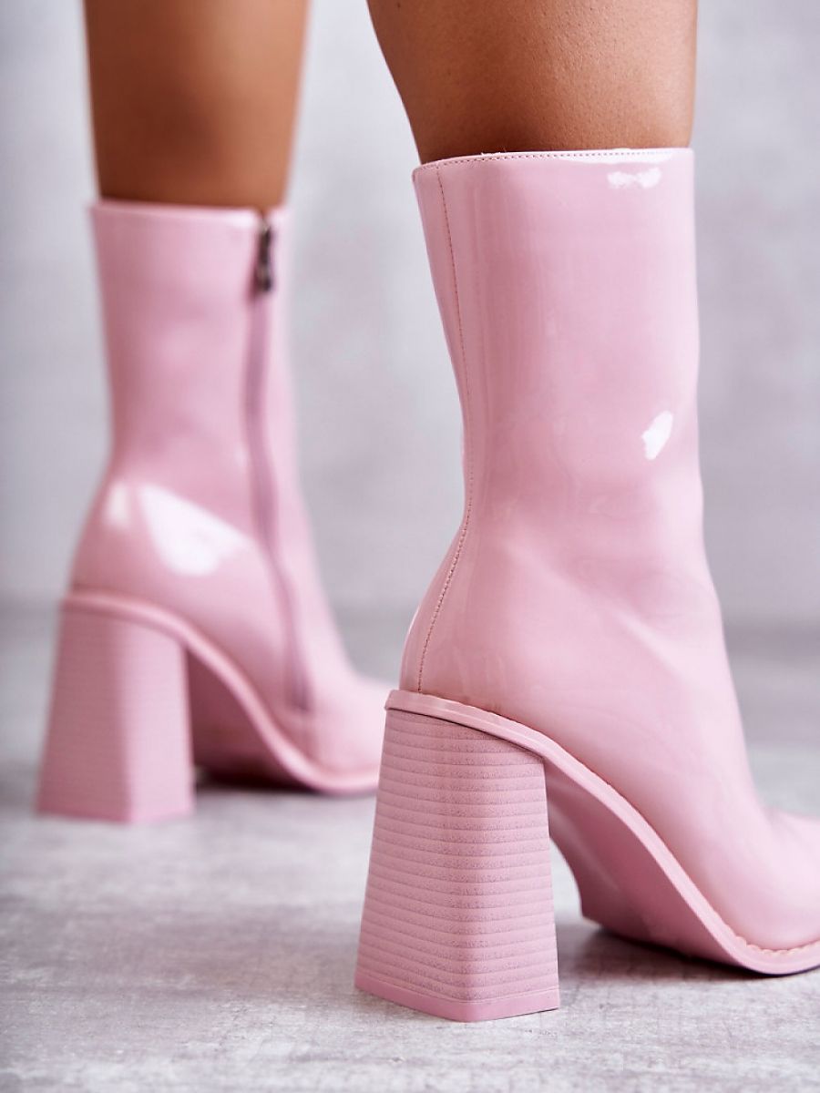 Botki Model Margit C-229 Pink - Step in style - obrazek 3