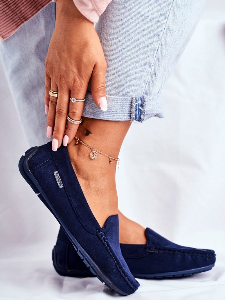 Mokasyny Model Morreno 20PB26-2190 Navy - Step in style - obrazek 2