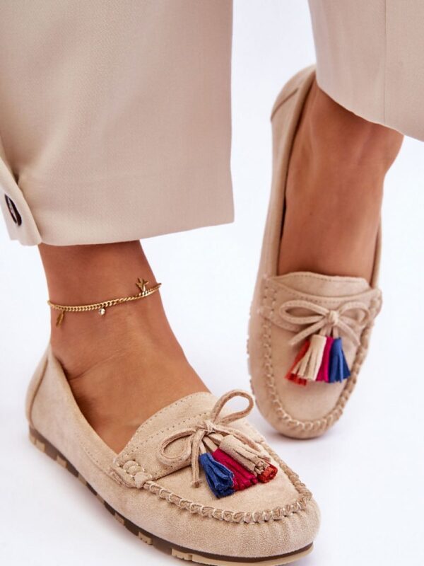 Mokasyny Model Dorine GS37 Beige - Step in style