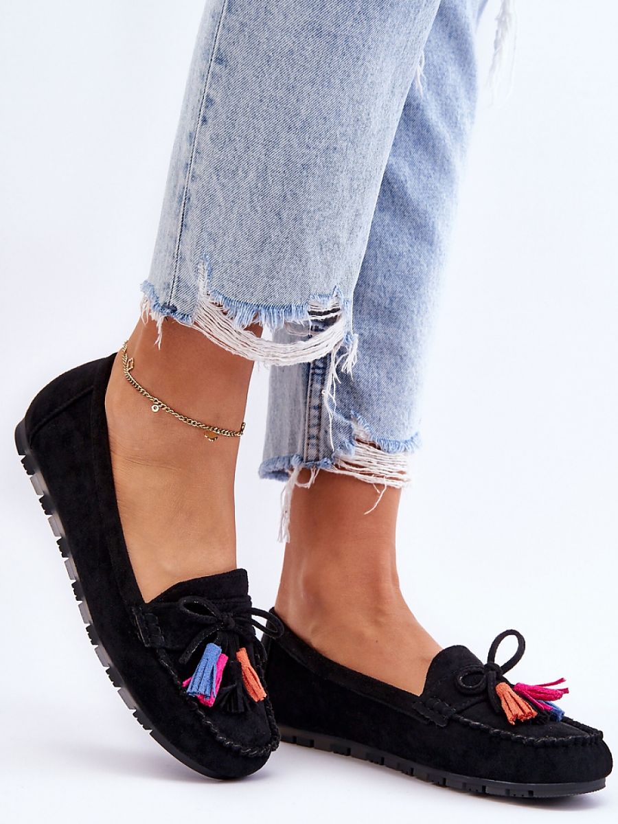 Mokasyny Model Dorine GS37 Black - Step in style