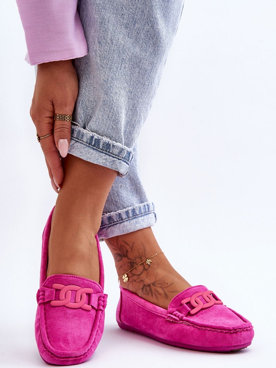 Mokasyny Model Rabell DF711 Pink - Step in style