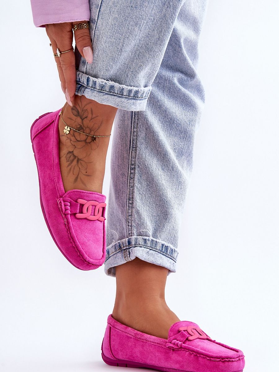 Mokasyny Model Rabell DF711 Pink - Step in style - obrazek 2
