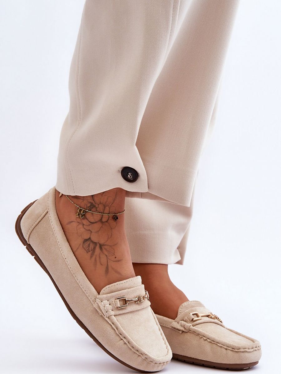 Mokasyny Model Corinell FT247 Beige - Step in style - obrazek 2