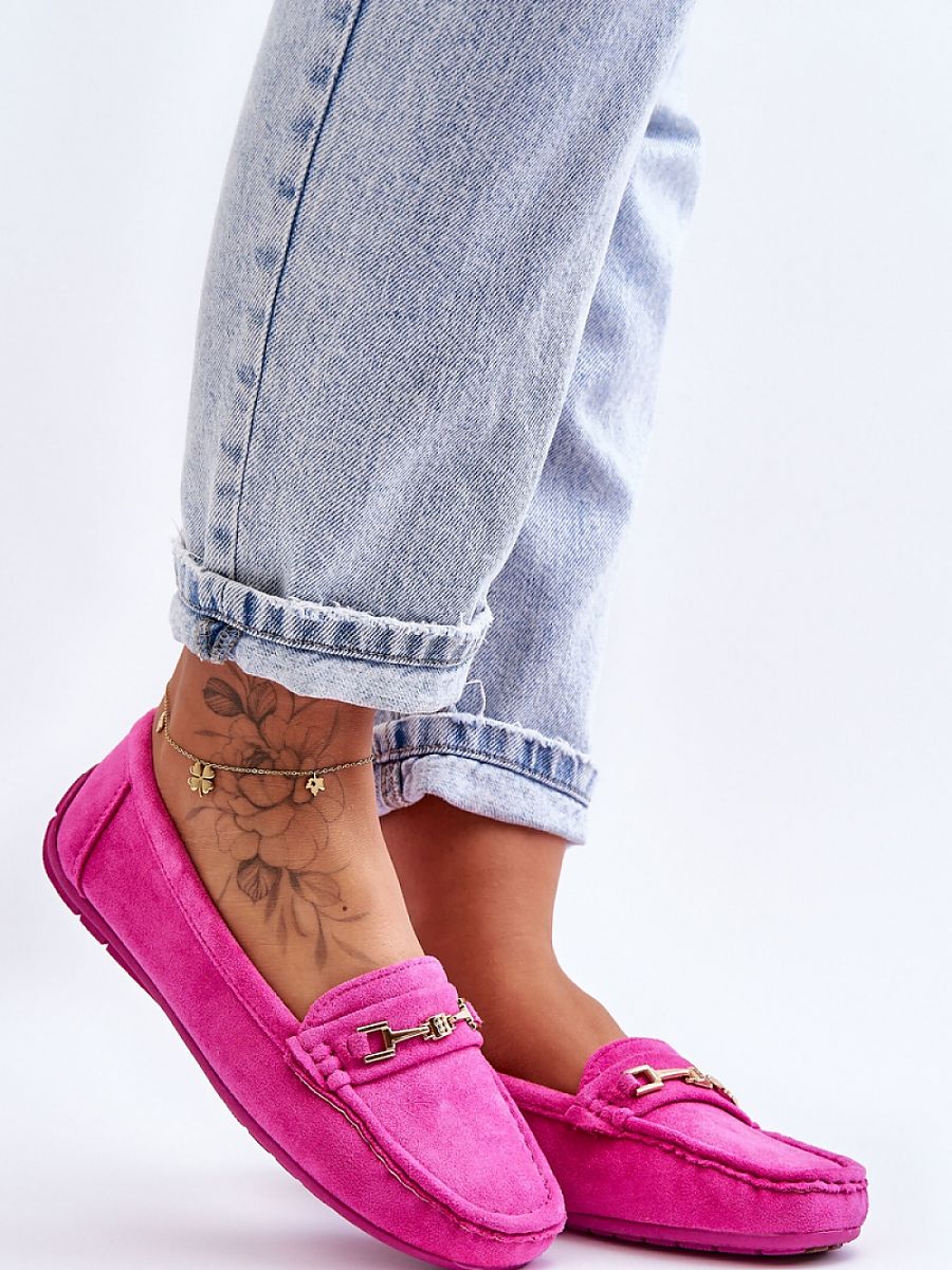 Mokasyny Model Corinell FT247 Pink - Step in style - obrazek 3
