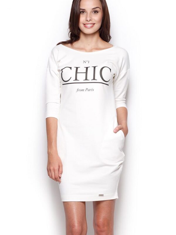 Sukienka Model 312 Ecru - Figl