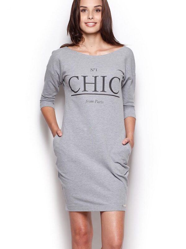 Sukienka Model 312 Grey - Figl