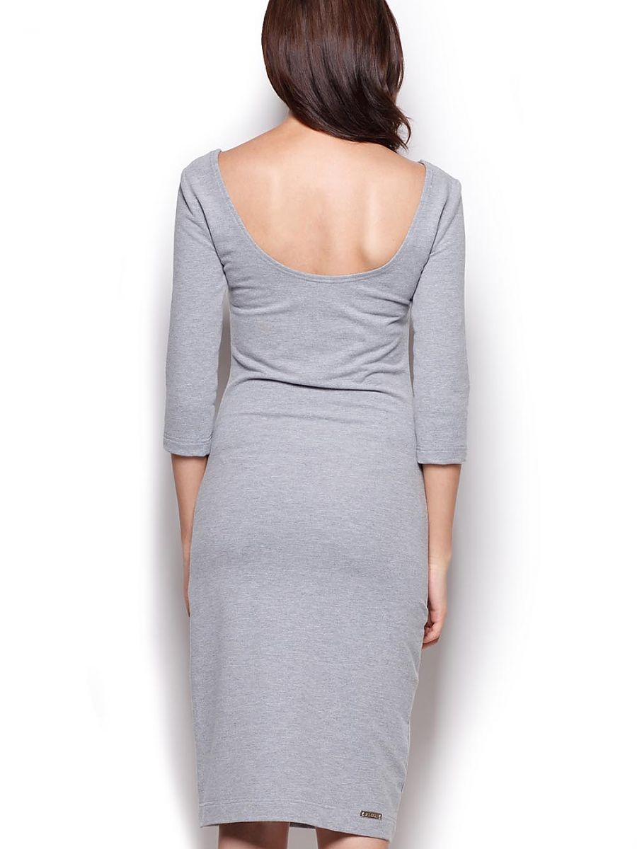 Sukienka Model 301 Grey - Figl - obrazek 3