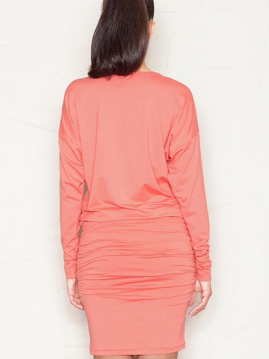 Sukienka Model 343 Coral - Figl - obrazek 3