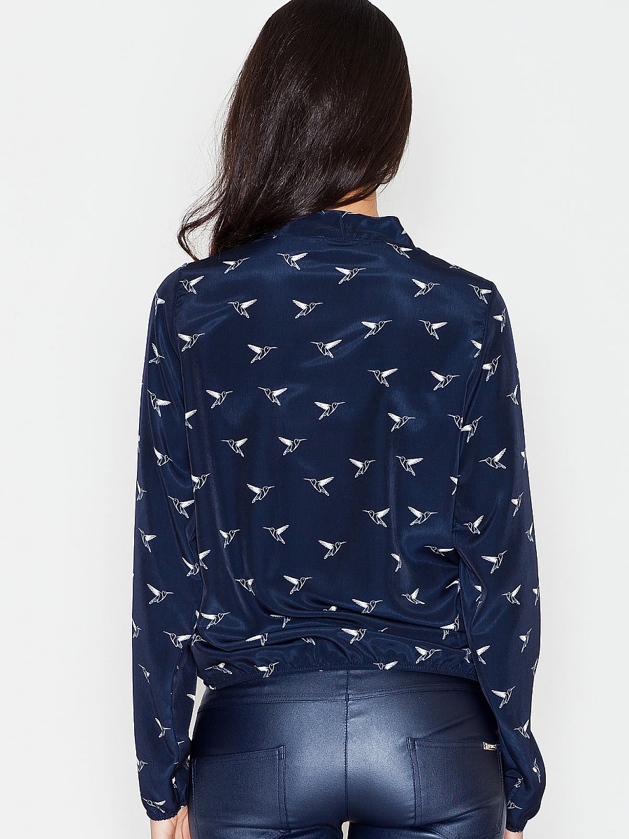 Bluzka Model 371 Navy - Figl - obrazek 3