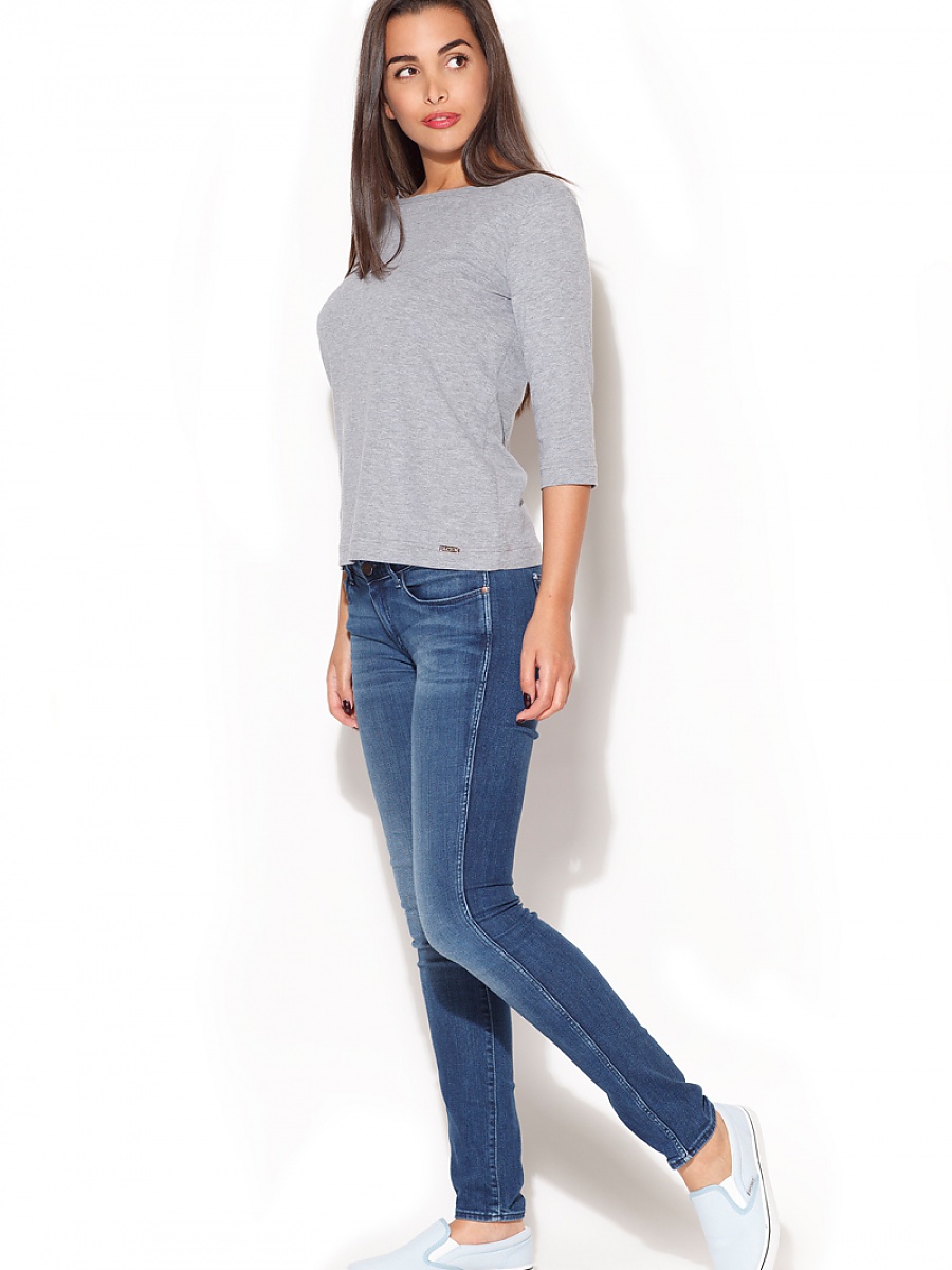 Bluzka Model K173 Grey - Katrus - obrazek 2