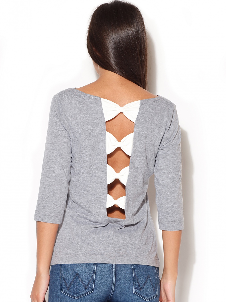 Bluzka Model K173 Grey - Katrus - obrazek 3