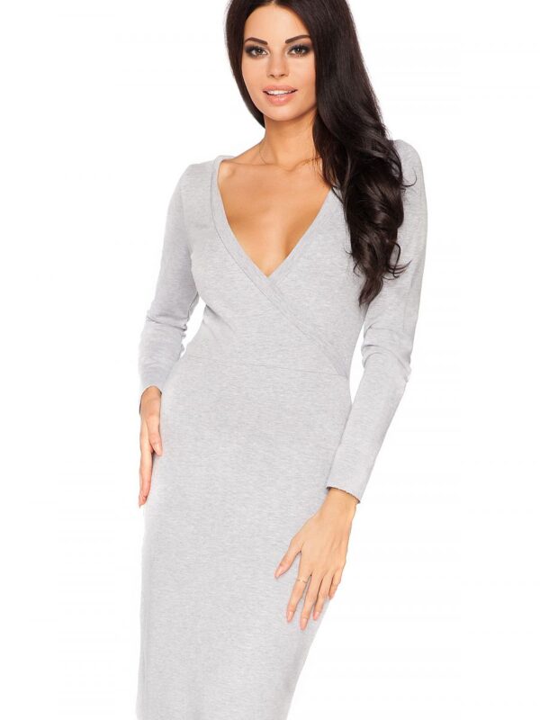 Sukienka Model Olga 1 Light Grey - Tessita